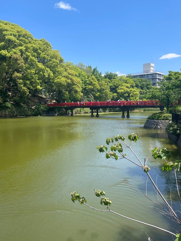 IMG_6507 Tennoji Park with red Wake Bridge